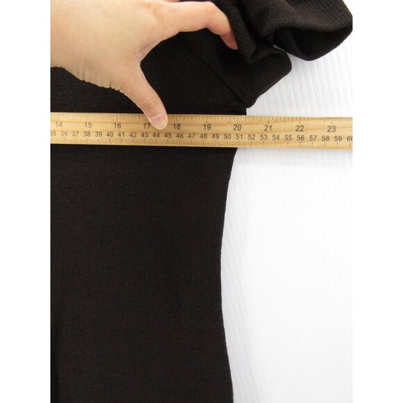 St John Sweater Medium Wool 1/4 Zip Pullover Crop Crewneck Classic - Picture 5 of 10